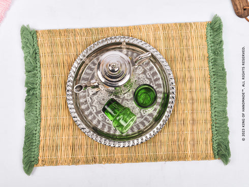 Boho Wicker Dining Table Mats