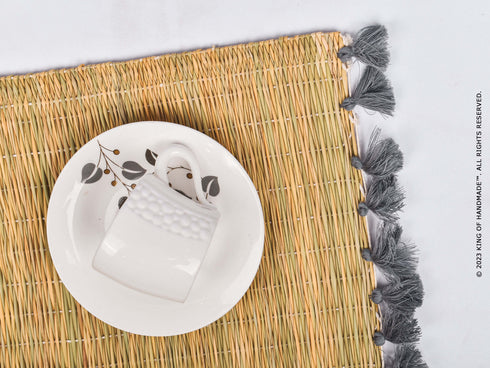 Boho Wicker Dining Table Mats
