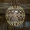 Boho Moroccan Brass Pendant Light – Vintage Ceiling Lamp (PL 1071)