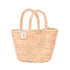 Boho Open-Weave Straw Basket - Full Raffia Detailing & Straw Handles