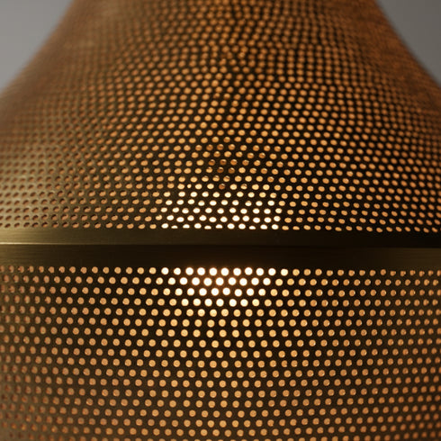 Moroccan Brass Pendant Light - Handcrafted Decoration