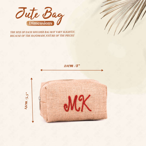 Custom Cosmetic Makeup Bag For Her | Bridesmaid Proposal | Best Friend Gifts