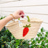 CARROT Personalized Straw Basket - Handcrafted & Customizable