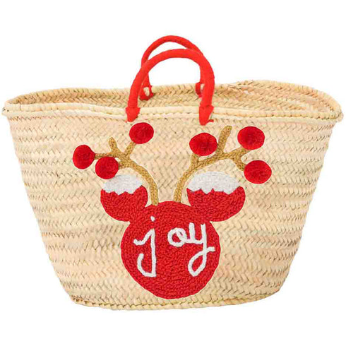 Santa's Straw Bag: Perfect Personalized Gift !