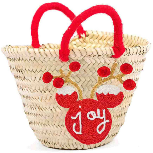 Santa's Straw Bag: Perfect Personalized Gift !