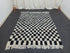 Checker Black & White Handmade Moroccan Berber Wool Rug