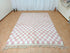 Checkered Pink Moroccan Rug – Handmade Berber Wool Carpet