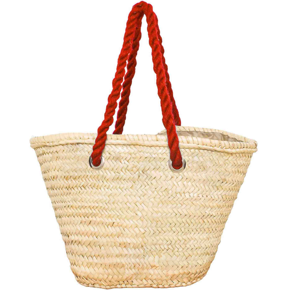 Personalized Oval Straw Basket – Bachelorette Gift Bag