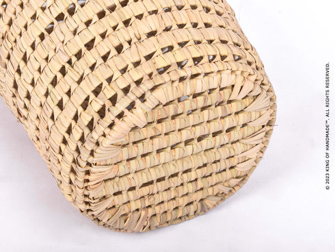 Laundry Basket - Chic Woven Toy Storage Basket for Boho Nursery