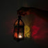 Colorful Glass Brass Moroccan Lantern - Artisan Made (CL 1004)