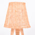 Moroccan handmade table lampshade, Natural bedside lamp | Cone-shaped raffia lamp