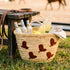 Cowboy Boots Embroidered Straw Basket – Western Style Gift Tote for Horse Riding Events 🐎
