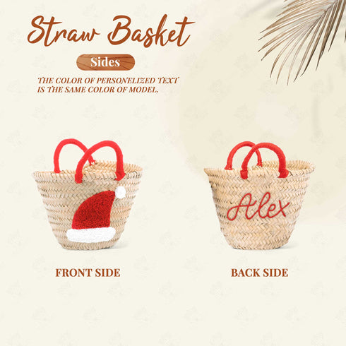 Xmas Small Bag With Santa Hat | Gift Bag