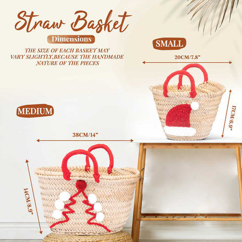 Xmas Small Bag With Santa Hat | Gift Bag