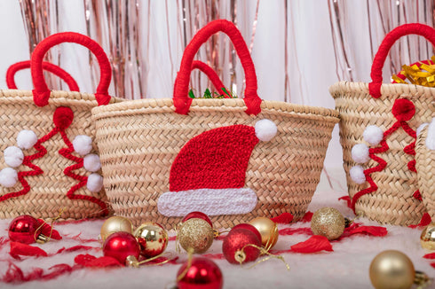 Xmas Large Bag With Santa Hat | Gift Bag