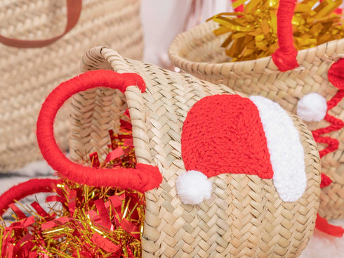 Xmas Small Bag With Santa Hat | Gift Bag