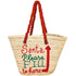 Santa's Straw Bag: Perfect Personalized Gift !