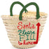 Santa's Straw Bag: Perfect Personalized Gift !