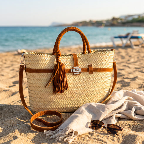 Dan-Moroccan-Square-Tote-handwoven-straw-bag-with-braided-leather-handles-and-detachable-strap-luxury-summer -beach-basket-bag-for-women-handmade-Moroccan-tote-1