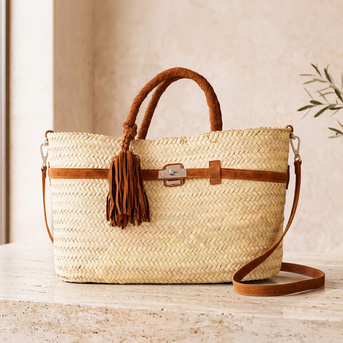 Dan-Moroccan-Square-Tote-handwoven-straw-bag-with-braided-leather-handles-and-detachable-strap-luxury-summer -beach-basket-bag-for-women-handmade-Moroccan-tote-2