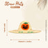 Handmade Halloween Straw Hat for Adults