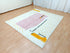 Dotted Wool Rug | Custom Handmade Berber Rug | Pink & Yellow