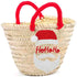 Santa's Straw Bag: Perfect Personalized Gift !