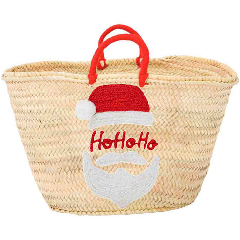 Santa's Straw Bag: Perfect Personalized Gift !
