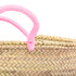 Elegant Pink Bow Market Tote – Handcrafted Style