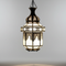 Handcrafted Moroccan Glass Ceiling Lamp - Elegant Pendant