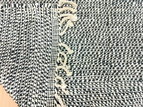 Weave Moroccan Rug – Black & White Handmade Berber Rug