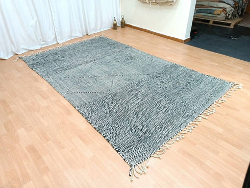 Weave Moroccan Rug – Black & White Handmade Berber Rug