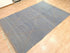 Flat Gray Wool Rug - Handmade Moroccan Kilim Carpet