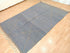 Flat Gray Wool Rug - Handmade Moroccan Kilim Carpet
