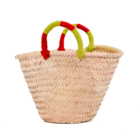 Strawberry Bliss Tote | Boho-Chic Handwoven Bag