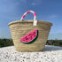 Fruity Watermelon Straw Bag | Summer Beach Tote