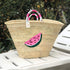 Fruity Watermelon Straw Bag | Summer Beach Tote