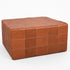 Handcrafted Moroccan Leather Pouf Ottoman - Elegant & Versatile Décor