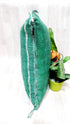 Green Cactus Silk Pillow Cover – Moroccan Sabra Cushion (SP 1005)