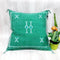 Green Cactus Silk Pillow Cover – Moroccan Sabra Cushion (SP 1005)