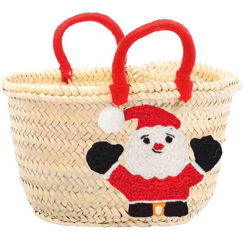 Santa's Straw Bag: Perfect Personalized Gift !