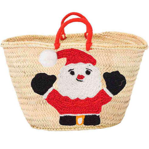 Santa's Straw Bag: Perfect Personalized Gift !