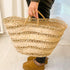 Handcrafted Doum Straw Basket | Openwork Woven Bag