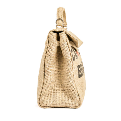 Moroccan Jute Briefcase Bag | Luxury Woven Handbag