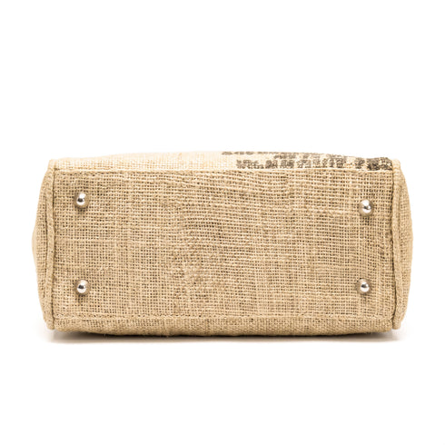 Moroccan Jute Briefcase Bag | Luxury Woven Handbag