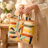 Handcrafted Colorful Moroccan Handbag | Embroidered Market Tote