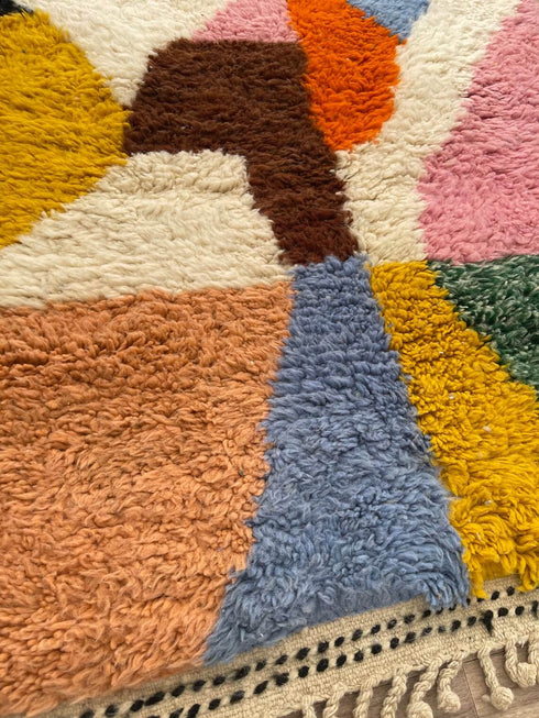 Handmade Azilal Wool Rug - Custom Moroccan Area Rugs