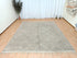 Handmade Beige Moroccan Wool Rug - Boho Living Room Carpet