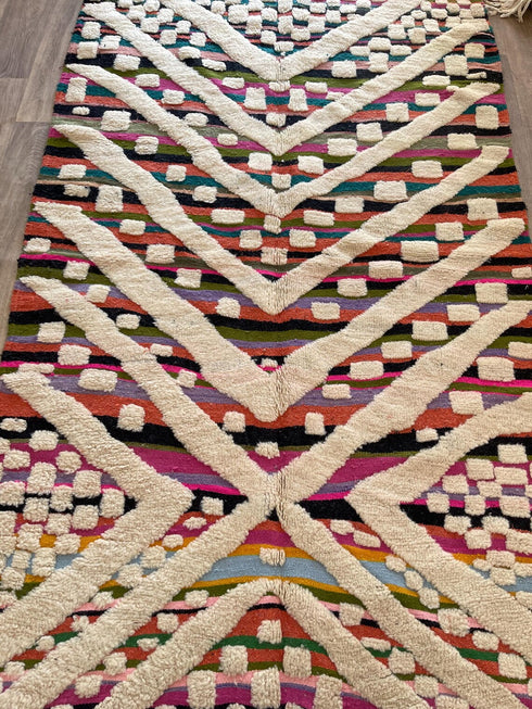 Handmade Beni Ourain Wool Rug - Large Area Rug for Living Room