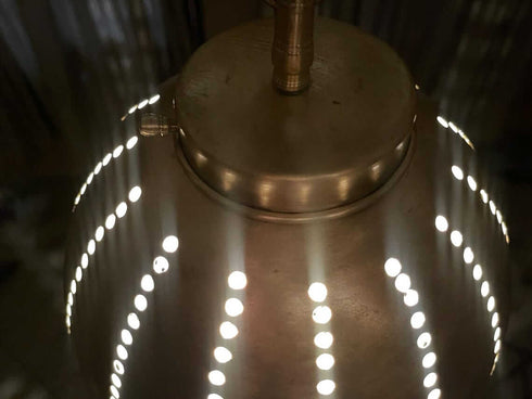 Handmade Brass Pendant Light – Moroccan Ceiling Lantern (PL 1076)